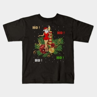 novelty jumper ho ho ho Kids T-Shirt